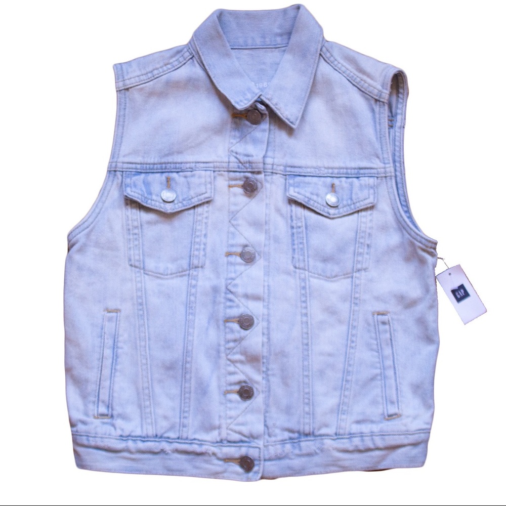 NWT GAP Denim Vest
